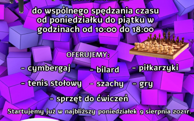 Zapraszamy do świetlicy gminnej!!!