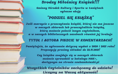 Akcja dla Czytelników „Podziel się książką!”