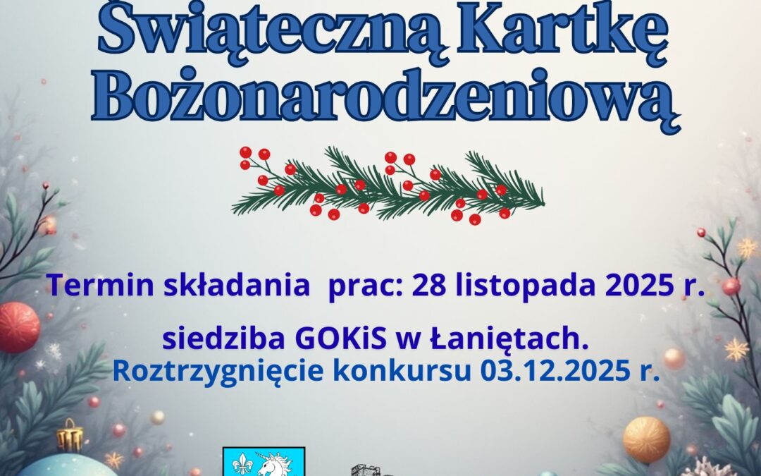 Konkurs plastyczny „Świąteczna Kartka Bożonarodzeniowa”